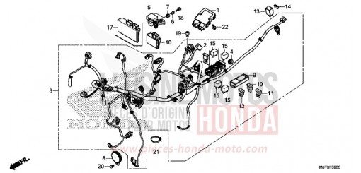 WIRE HARNESS CTX700AE de 2014